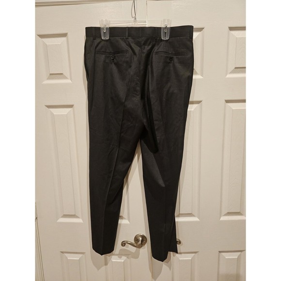 Hugo Boss "James Brown" 100% Virgin Wool Dress Pants, Men's Size 36R  Dark Gray - Picture 11 of 11